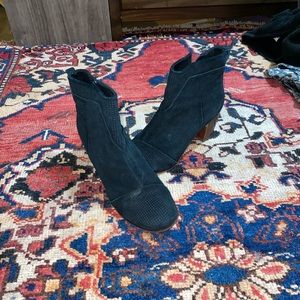 TOMS black booties